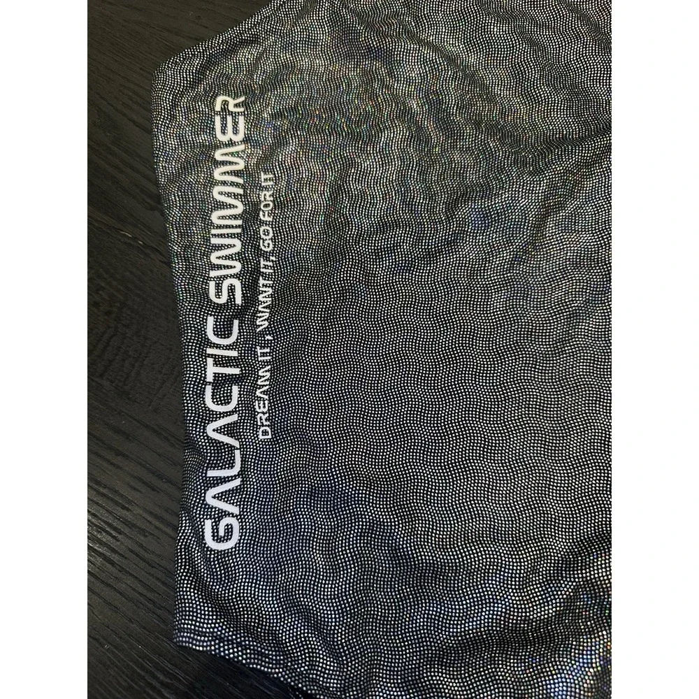 Zara Black Metallic Youth‎ Girl Swim Suit One Piece Size 11-12